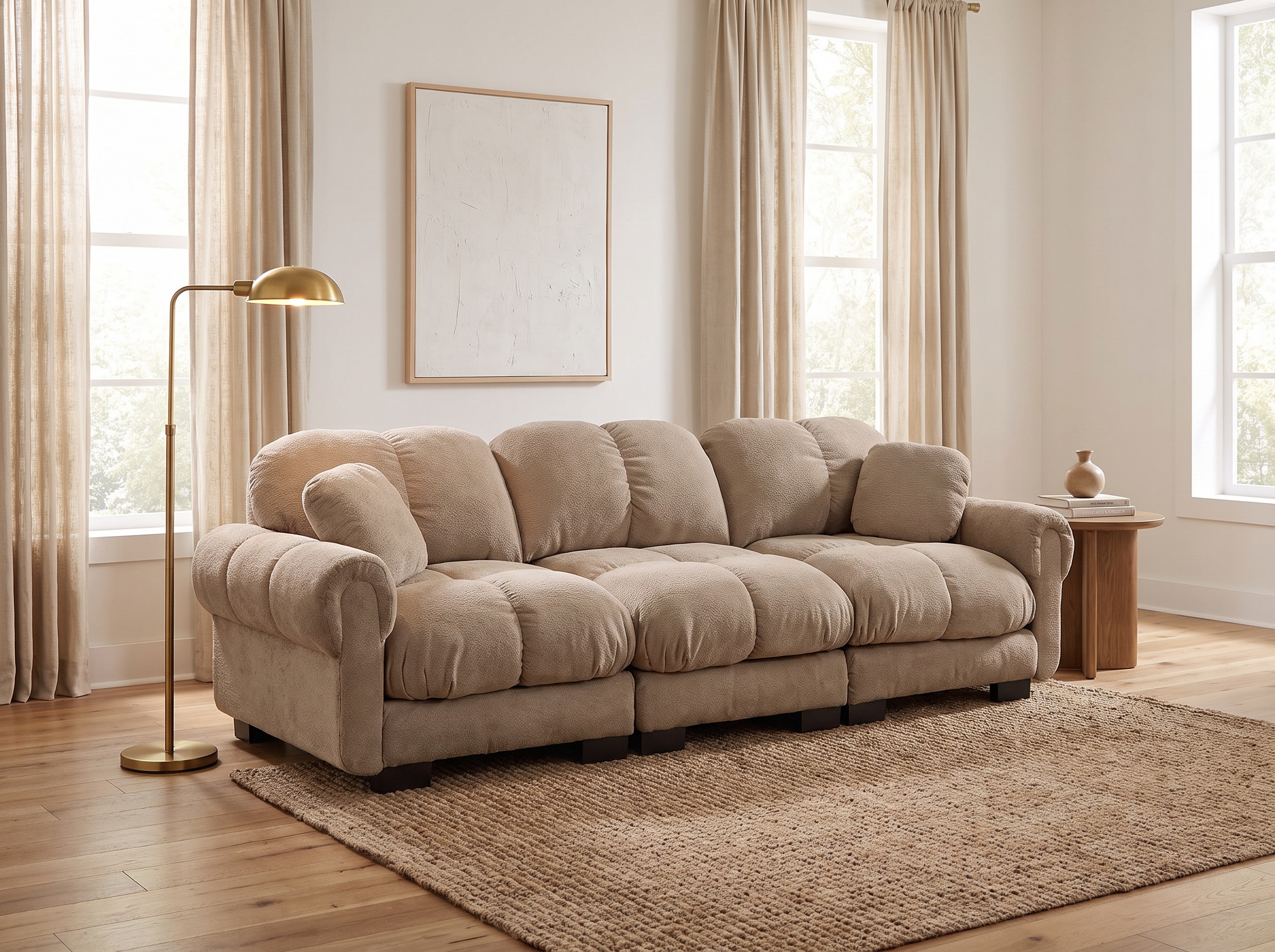 Chenille Almond Brown