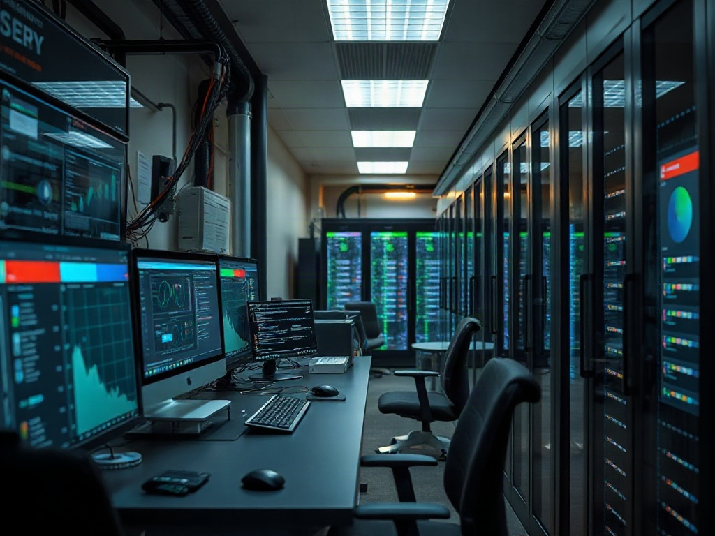 Illustration of diverse server networks highlighting variability for personal cybersecurity awareness