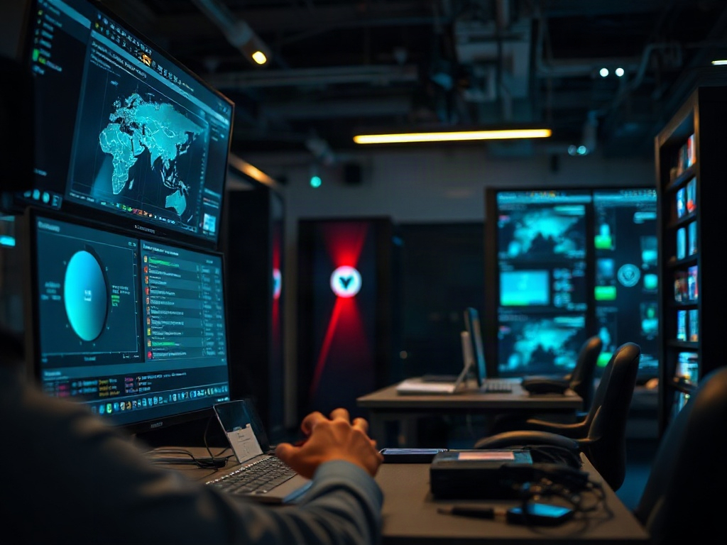 Illustration of a person securing a Mac computer emphasizing personal cybersecurity in 2026