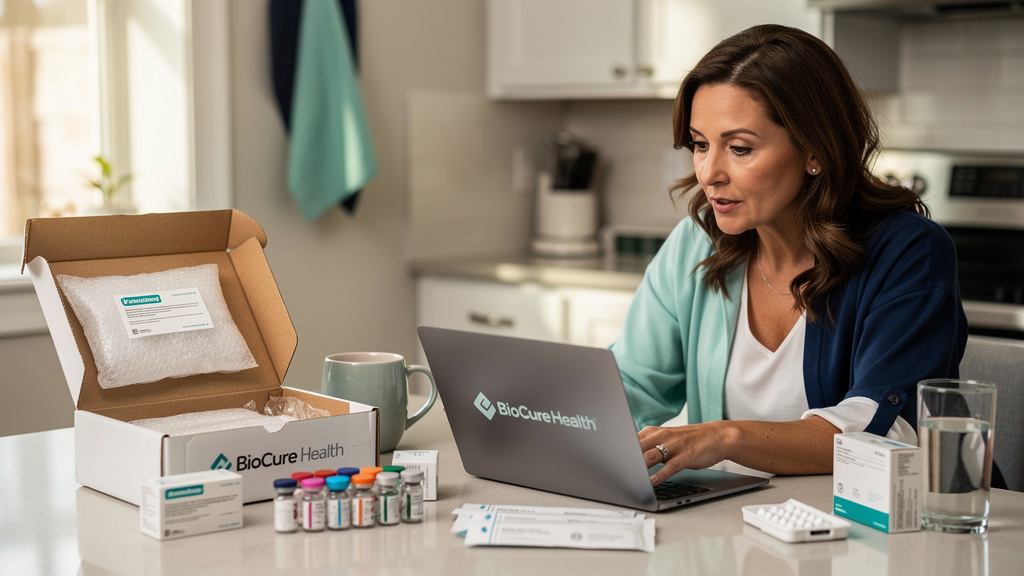 How to get peptide therapy shipped to your home: the 5-step telehealth process