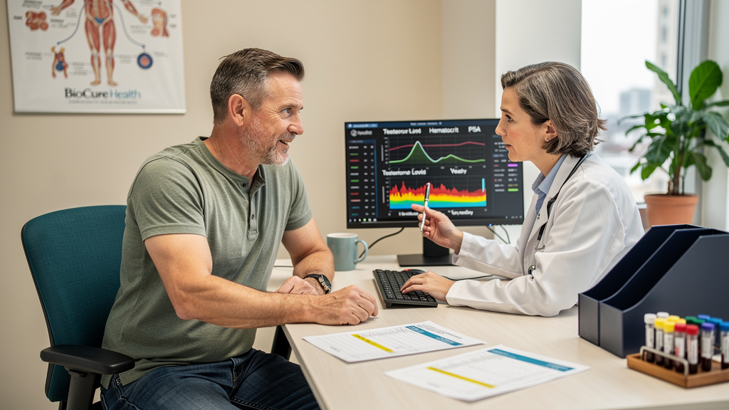 TRT monitoring schedule: which labs, when, and what triggers a dose change