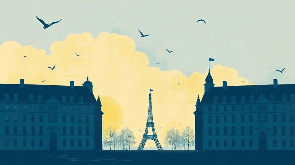 Illustration abstraite du soutien des institutions européennes à l’Ukraine depuis Bruxelles.