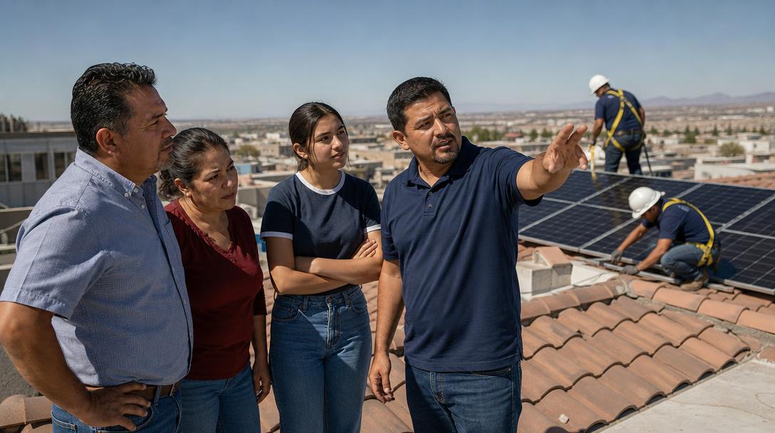 Instalación de paneles solares Ciudad Juárez | Tlaloc Solfuturo