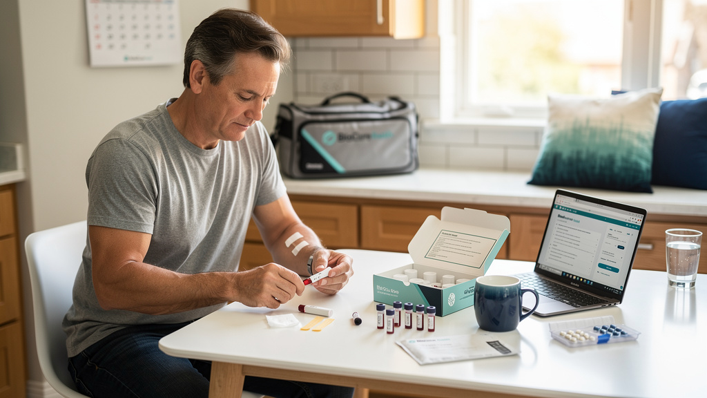 At-home hormone lab tests: how the blood draw works and what's measured
