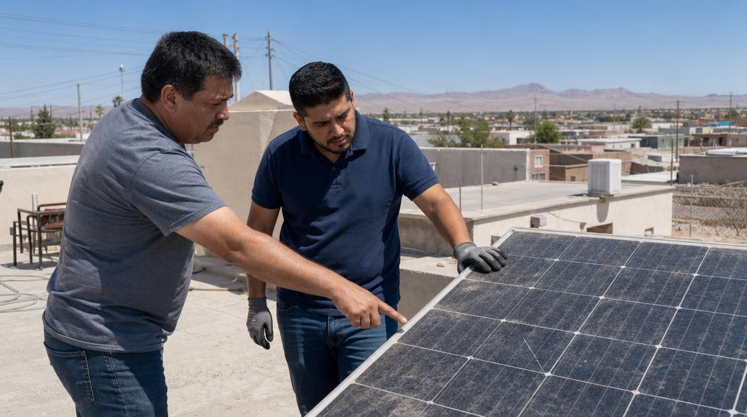 Degradación paneles solares vida útil