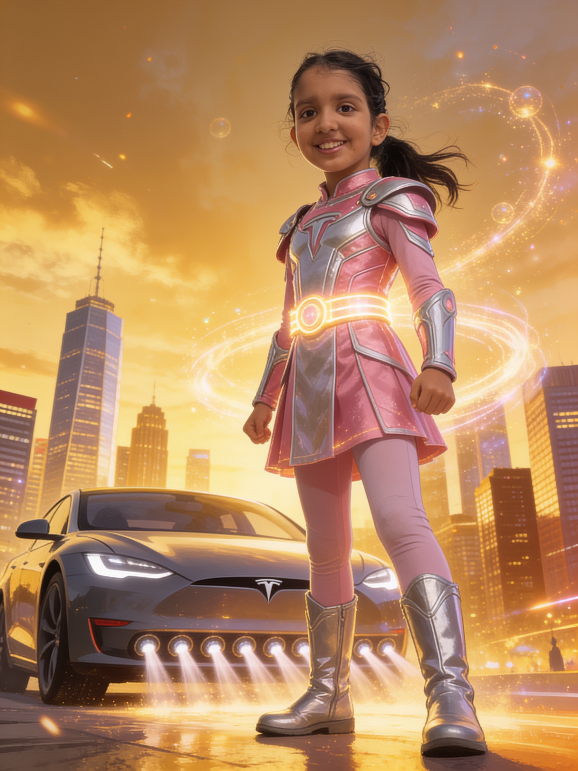 Cover of Shreya and the Flying Tesla