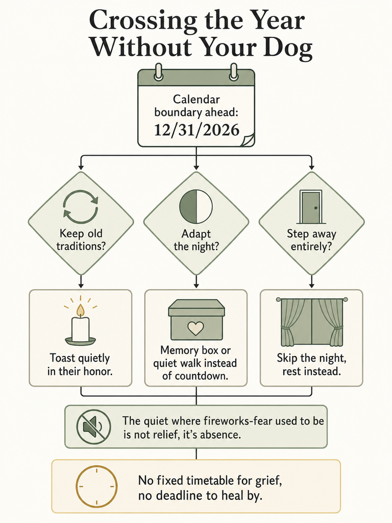 Diagram: New Year's Eve After Losing Your Dog