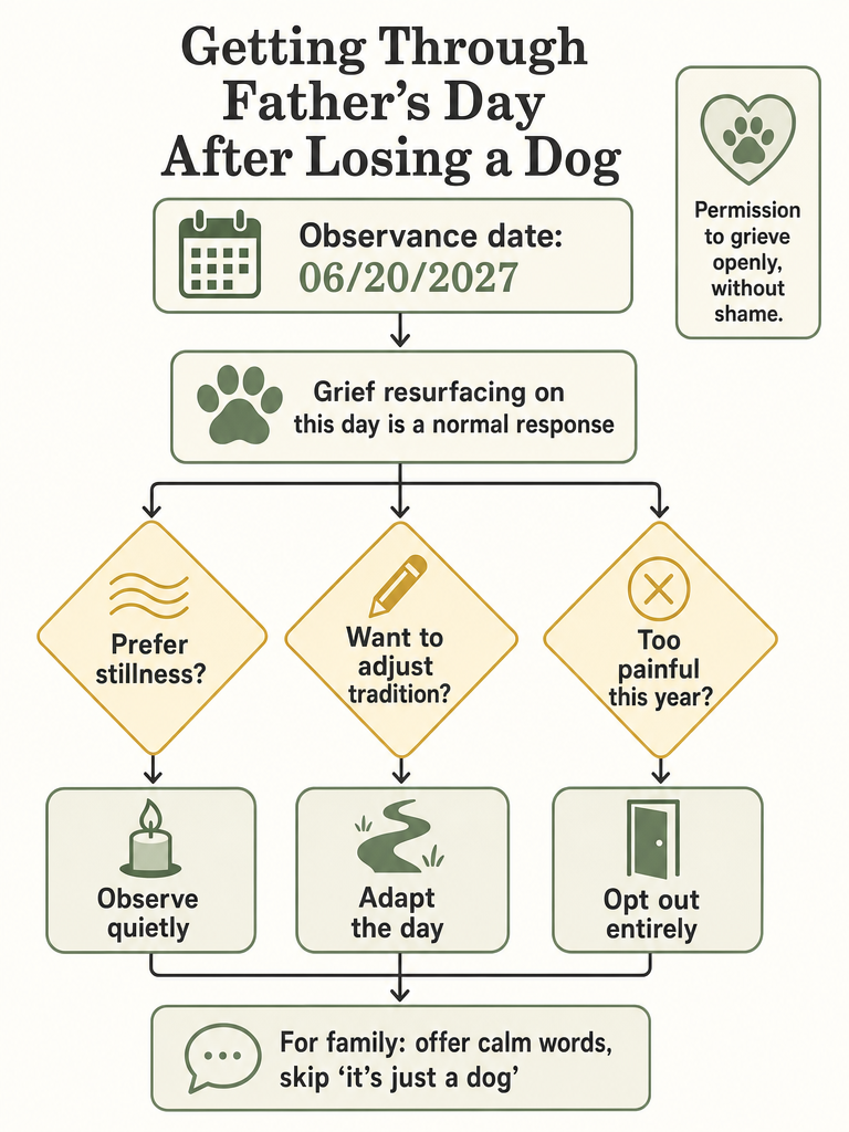 Diagram: Father's Day After Losing Your Dog