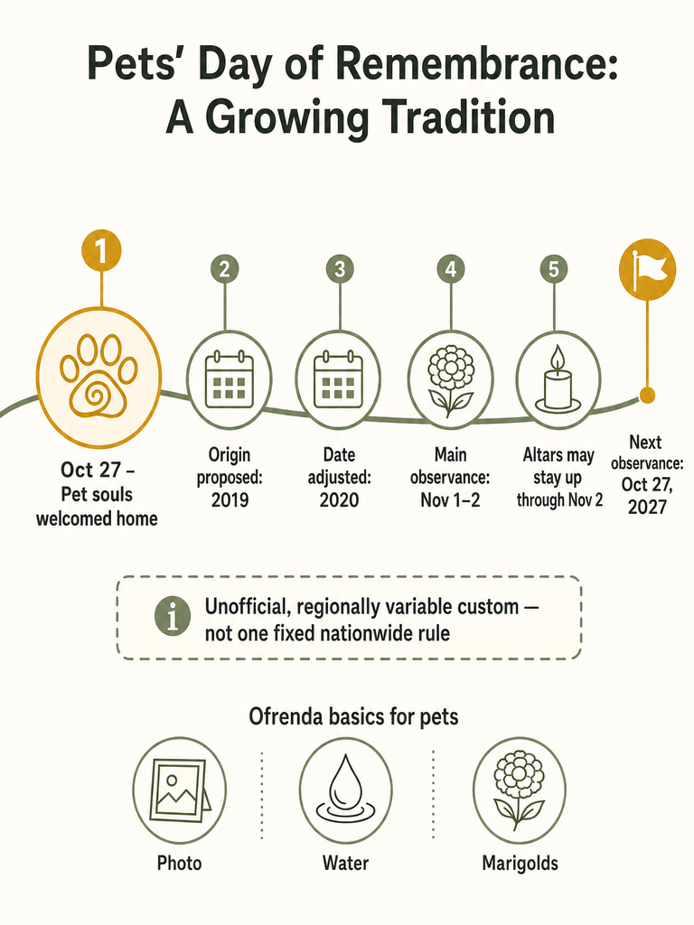 Diagram: What Is October 27? The Day Pets Come Back for Día de los Muertos