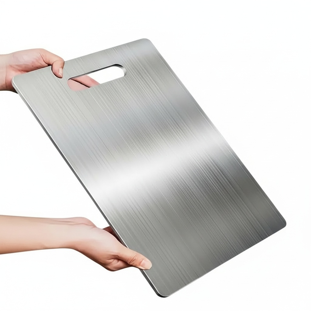 Tábua De Corte 304 Aço Inoxidável Antibacteriana À Prova De Mofo 46 cm tábua de cozinha