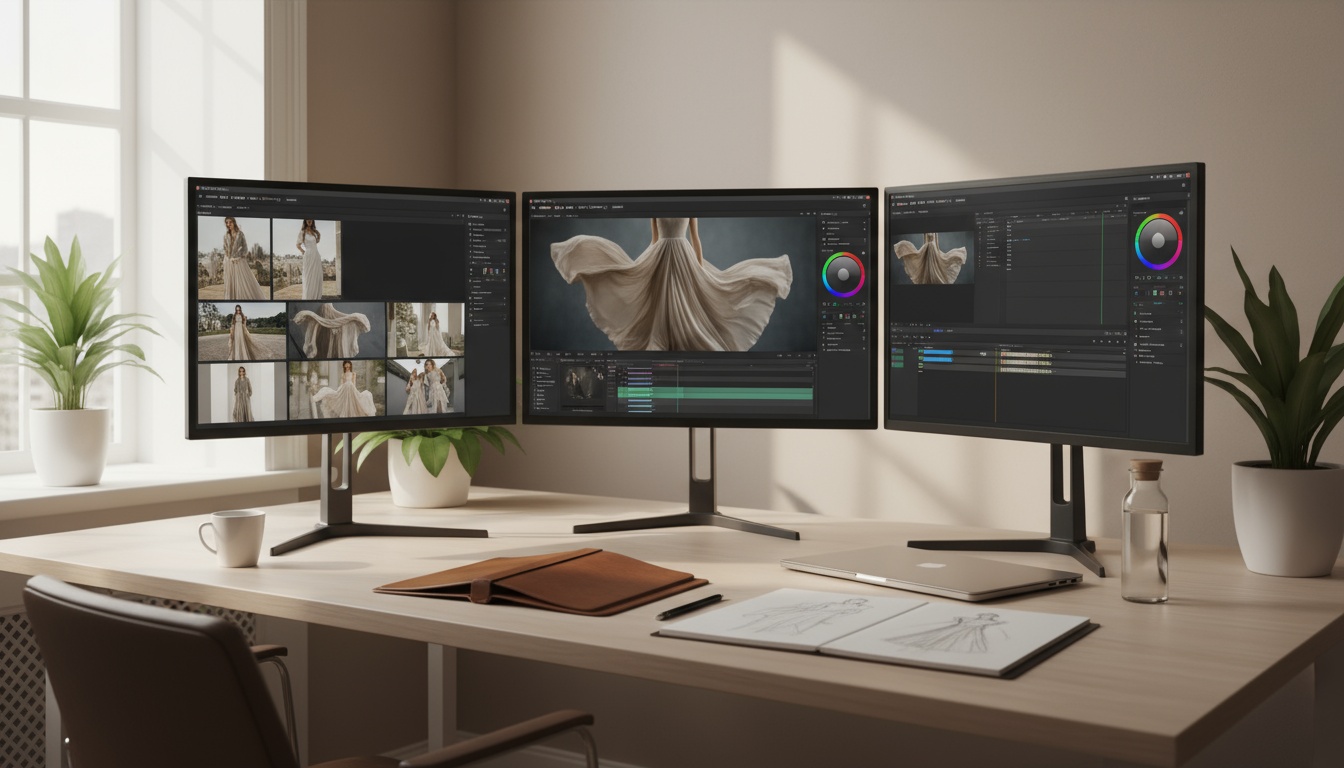 AI-powered fashion video creation workflow