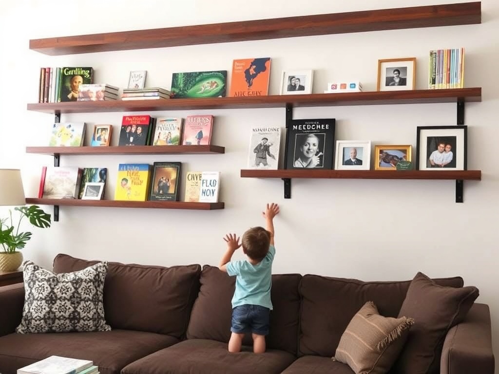 6. Install Sturdy Shelving