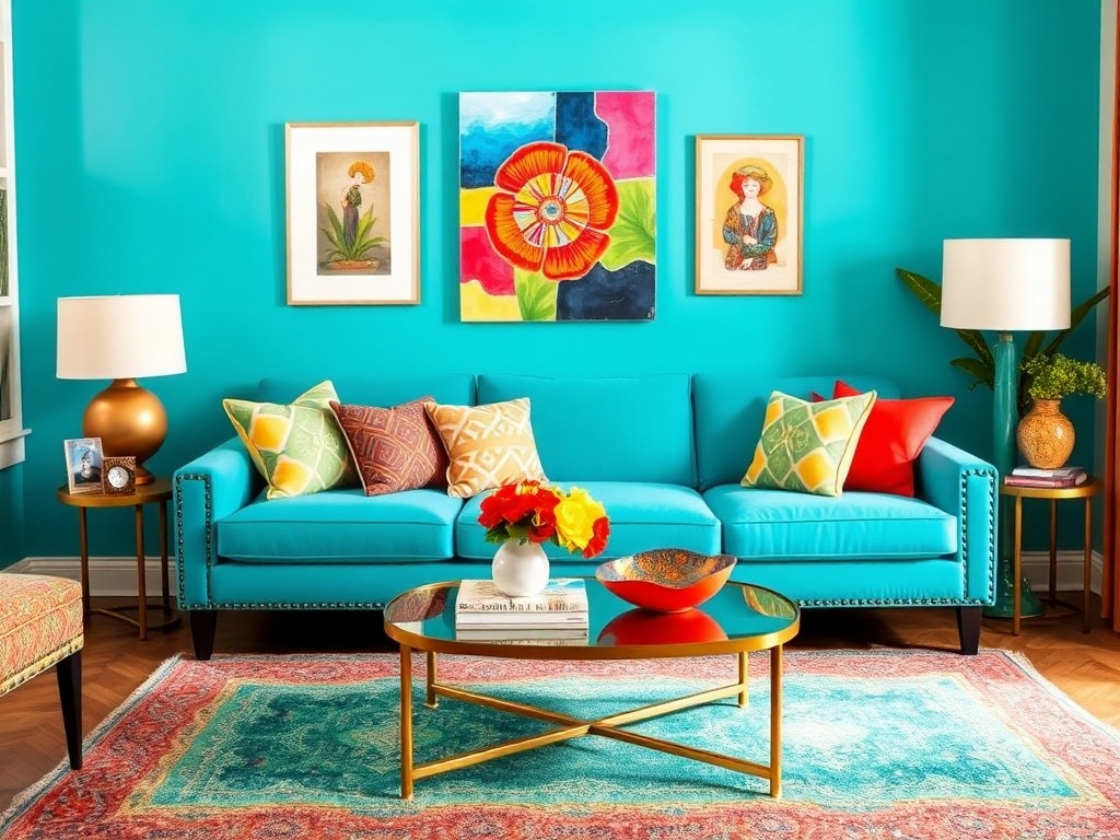 5. Add Color with a Statement Piece