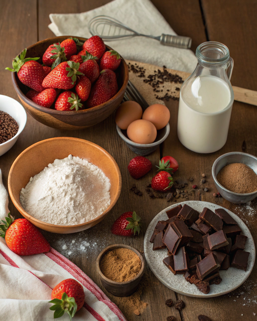 Strawberry Chocolate Cake Ingredients