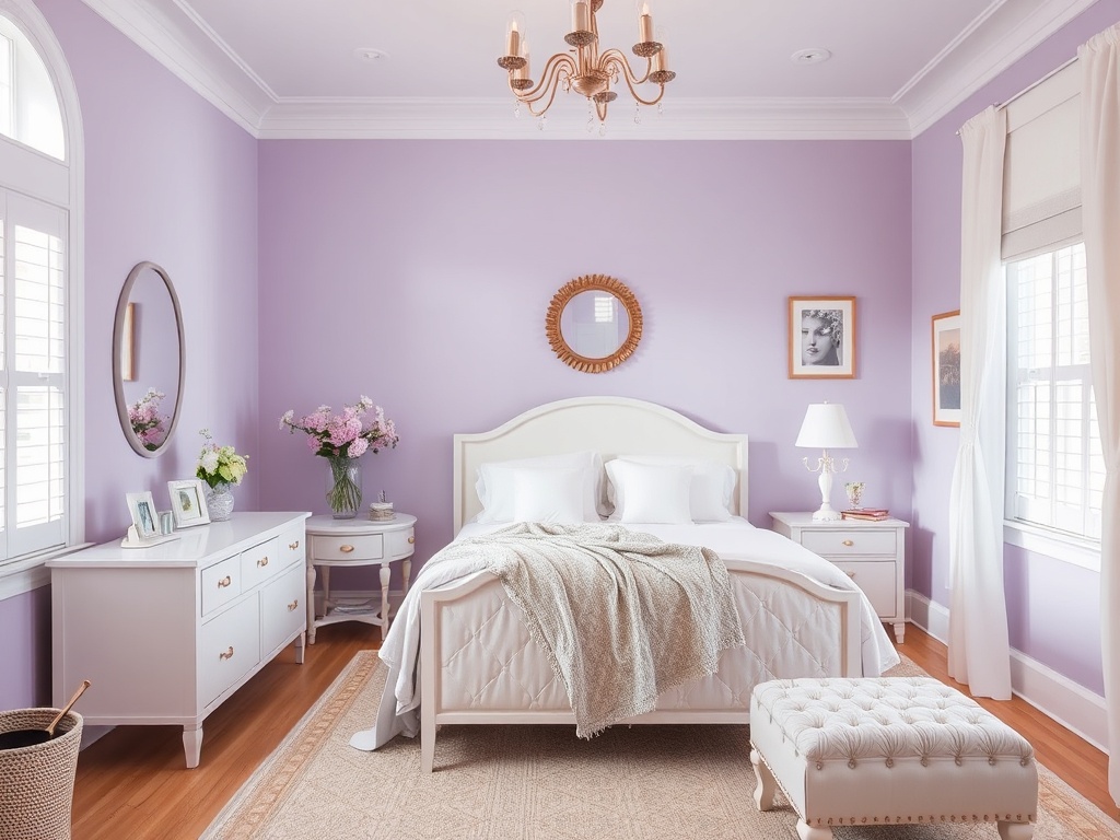 1. Paint the Walls Lavender