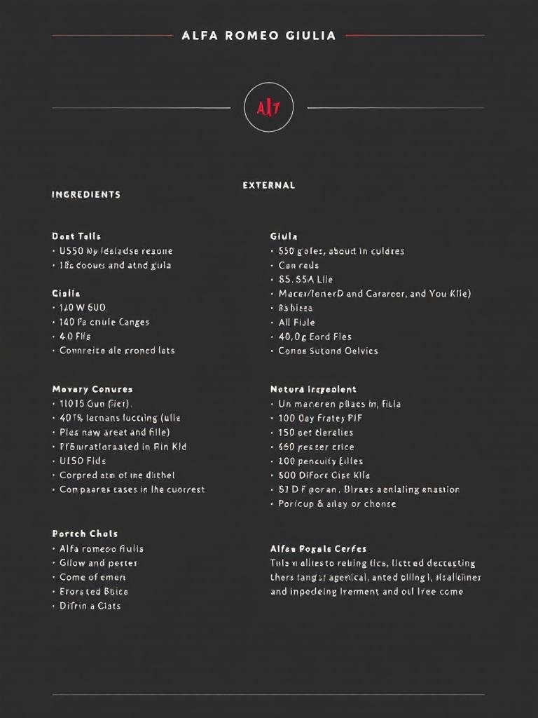 Alfa Romeo Giulia side profile