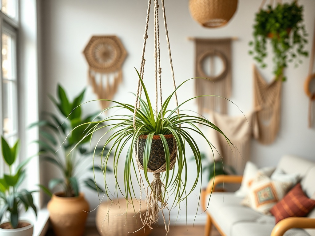6. Airy Spider Plant