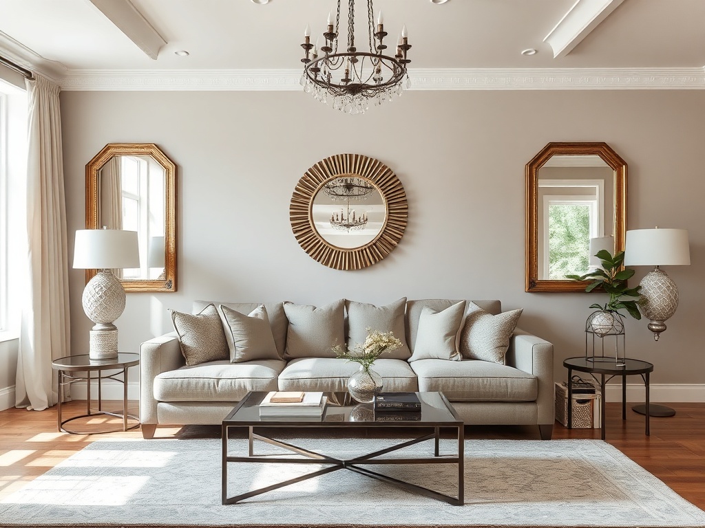 The Role of Mirrors: Light and Space