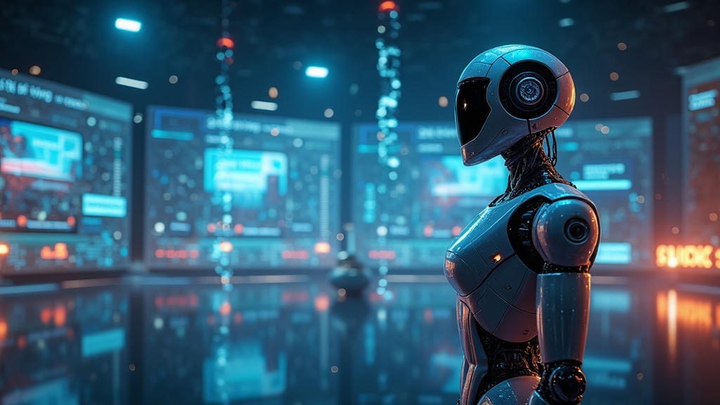 Imagen conceptual que muestra el contraste entre la escala humana y la microrobótica, el futuro de la medicina y una noticia de robótica no encontrada hasta ahora.