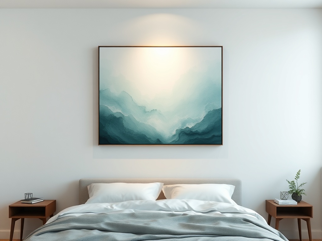 6. Add Seafoam Green Art