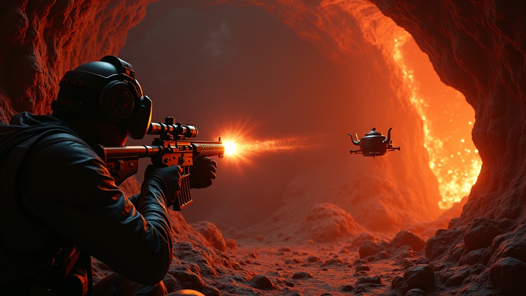 Personaje personalizado en Into Black VR para nuestro análisis con equipamiento avanzado