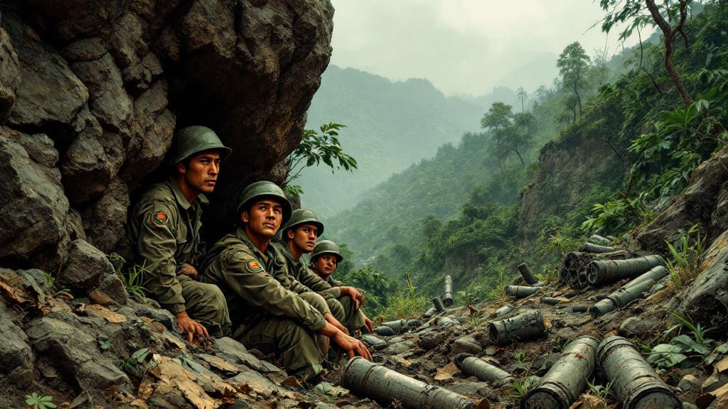 American flag tribute honoring Vietnam War veterans and their service to the nation