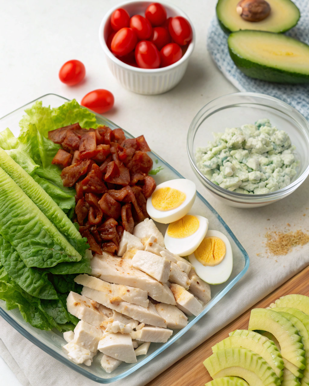 The mighty Cobb Salad Ingredients