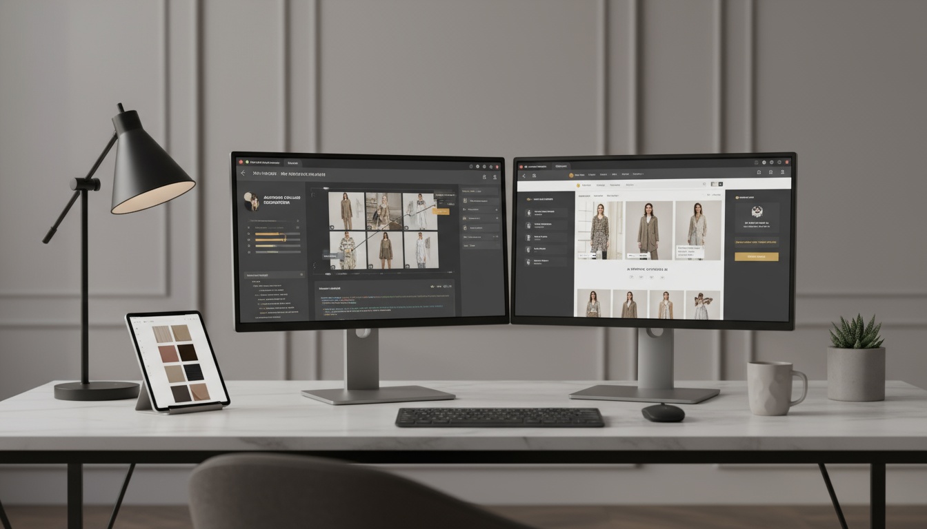 Fashion e-commerce visual content automation