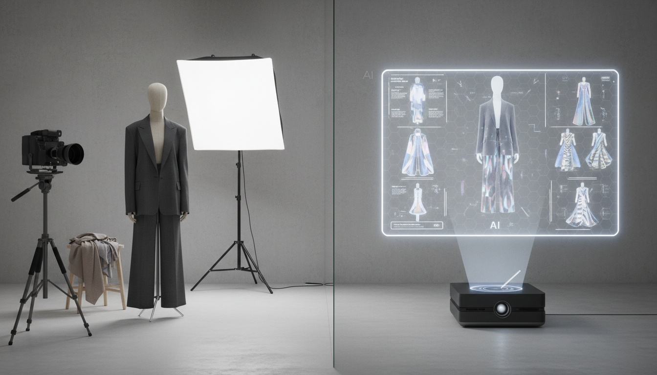 Produção tradicional de moda