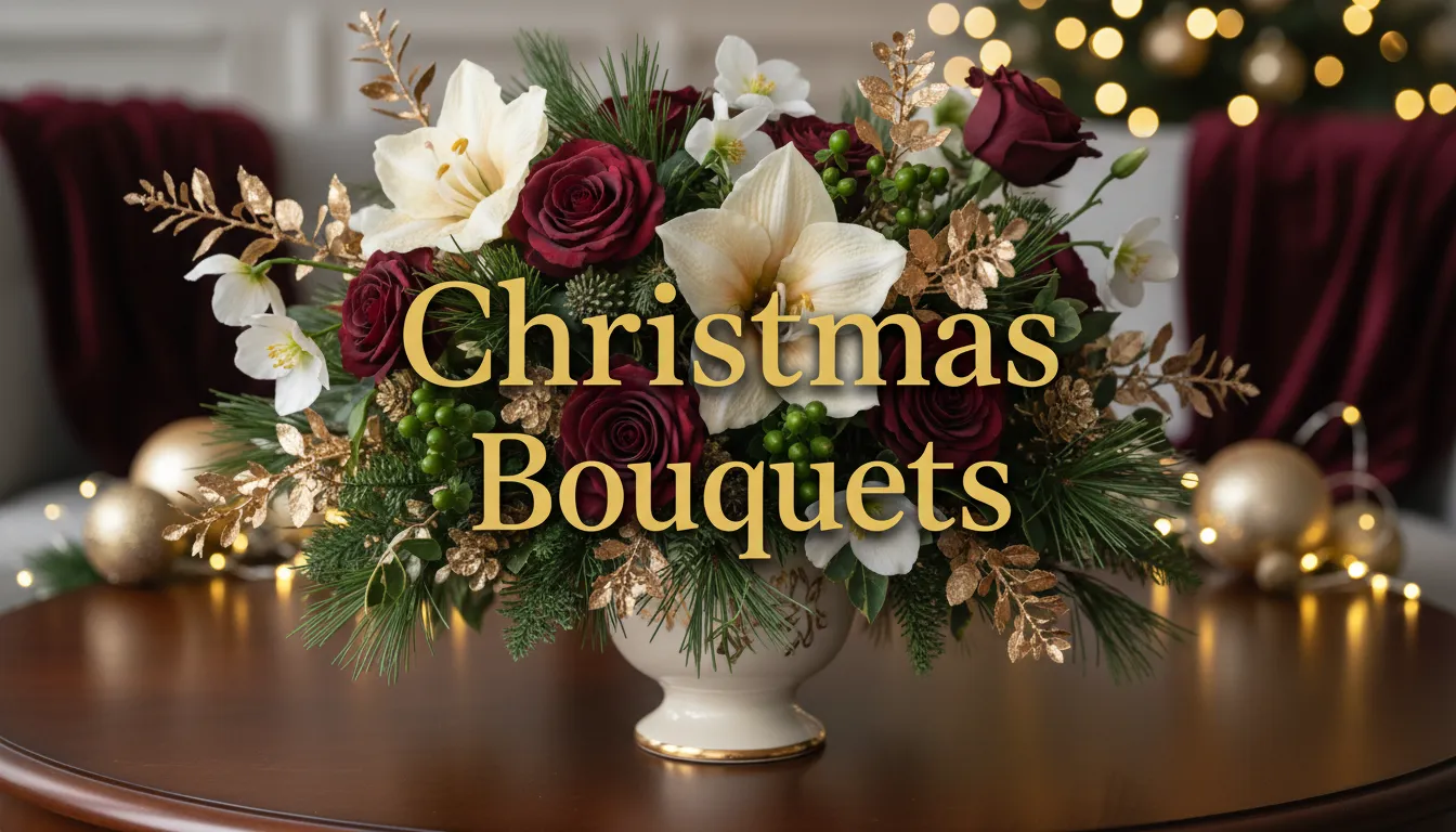 Christmas Bouquets UK - Stunning Festive Arrangements