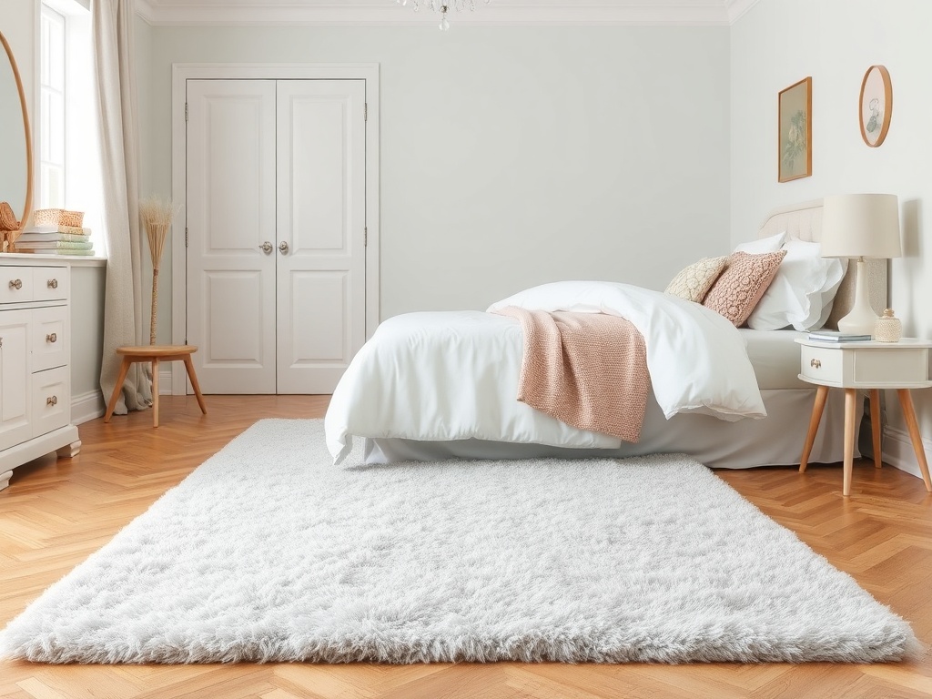 5. Use Light Gray Rugs
