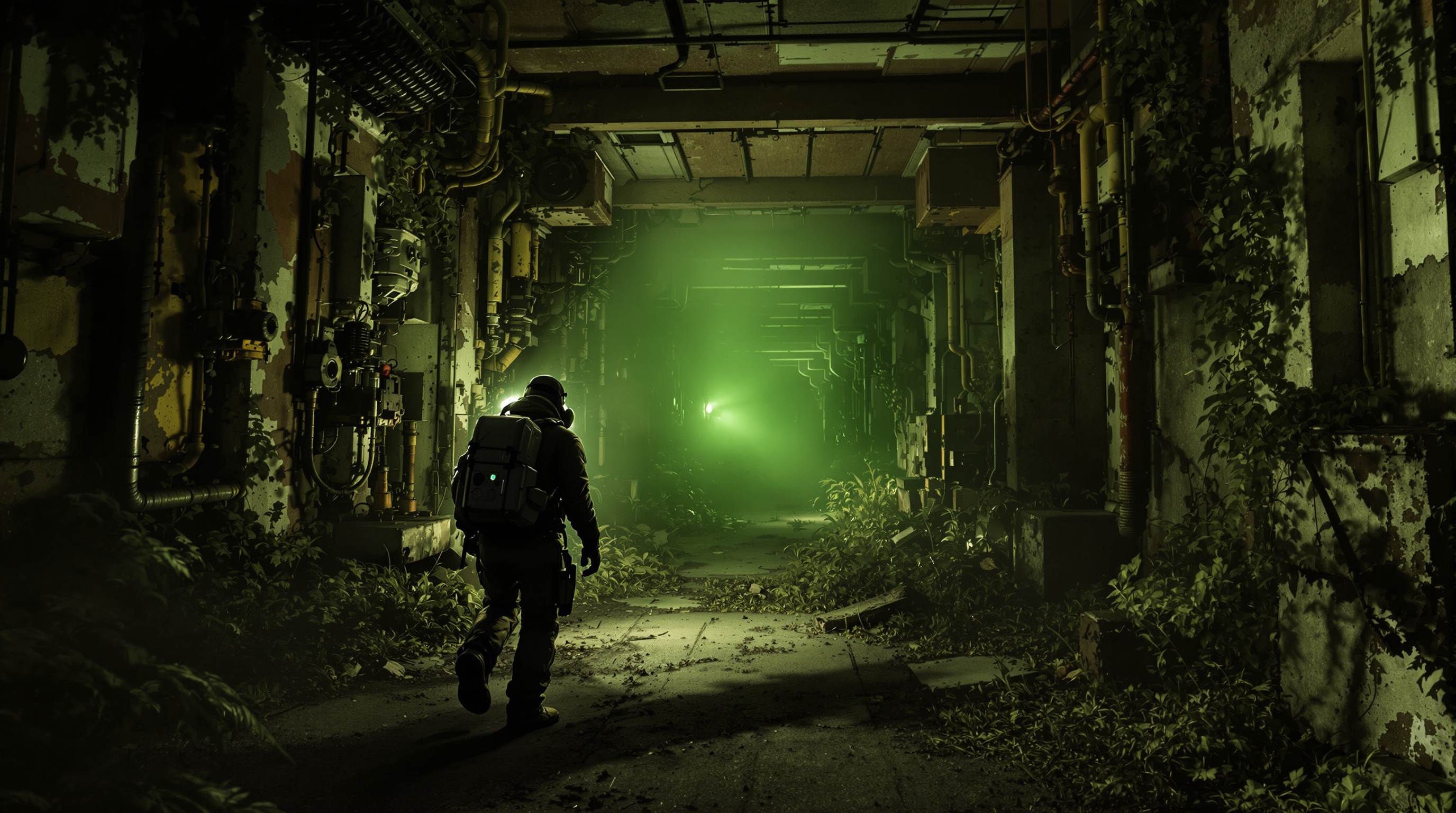 Análisis del entorno postapocalíptico en ZONA Origin STALKER VR mostrando estructuras decayentes