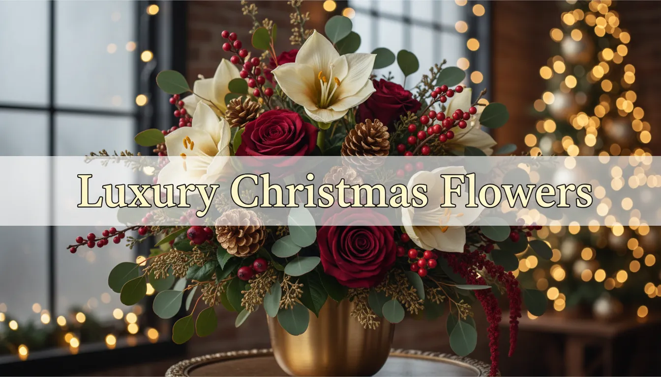 Luxury Christmas Flowers - Premium Festive Bouquets