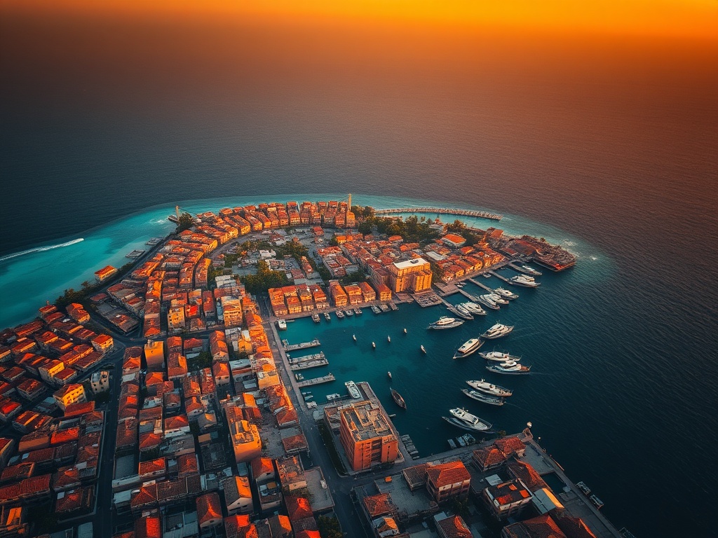 Malé's Concrete Sprawl Meets the Endless Ocean