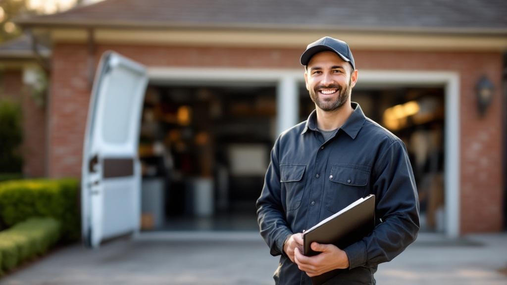 Local garage door service professional in Philadelphia area