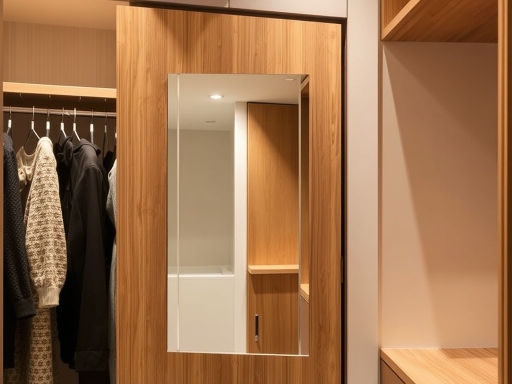 15. Add a Mirror Inside the Door