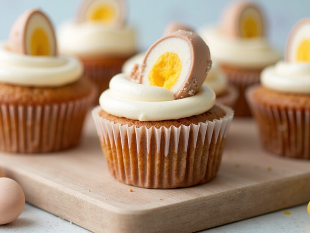Cadbury cupcakes with gooey centers