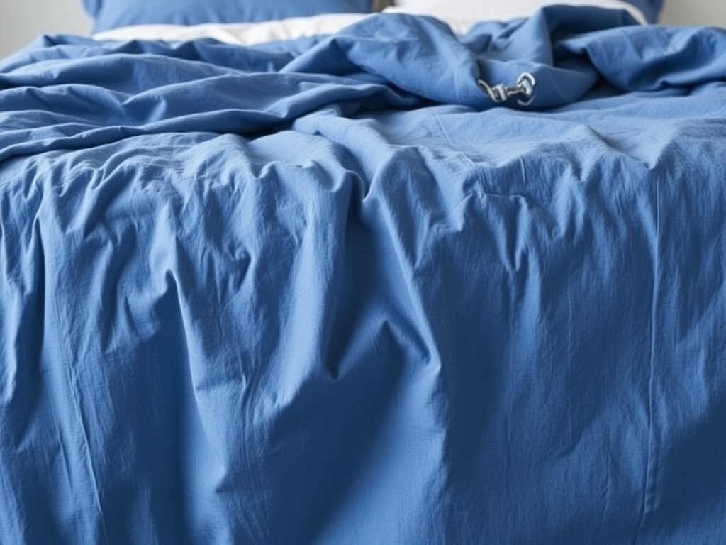 2. Choose a Blue Linen Duvet