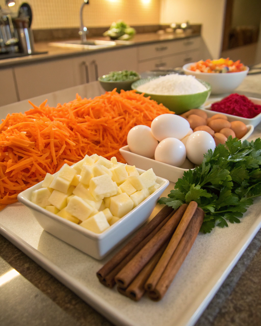 Carrot Cake Roll Ingredients
