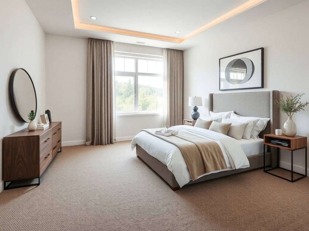 2. Try Textured Frieze Carpeting