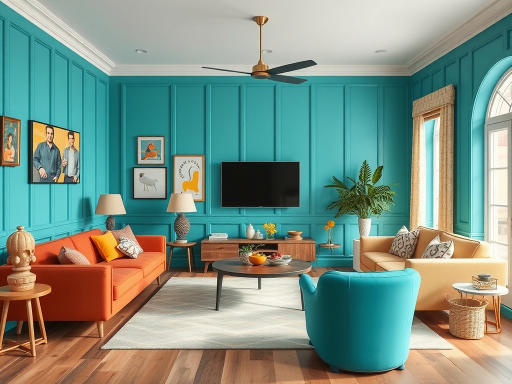 5. Go Bold with Colorful Panels