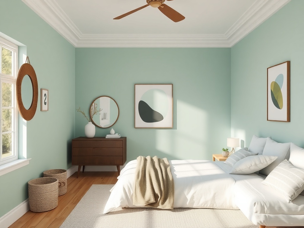 1. Paint Walls Seafoam Green