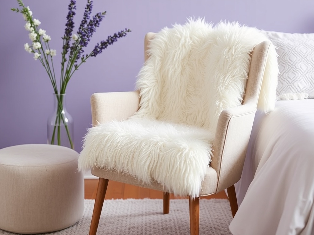 18. Decorate with White Throw Blankets