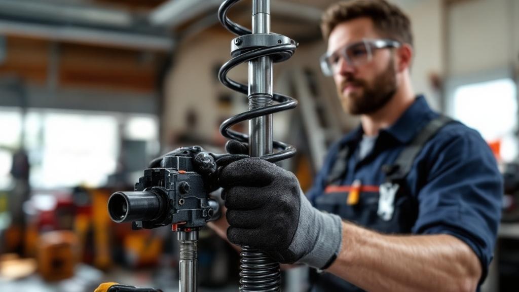 Garage Door Spring Repair Cost in Philadelphia 2025 Guide 11 Professional technician using proper tools for spring repair