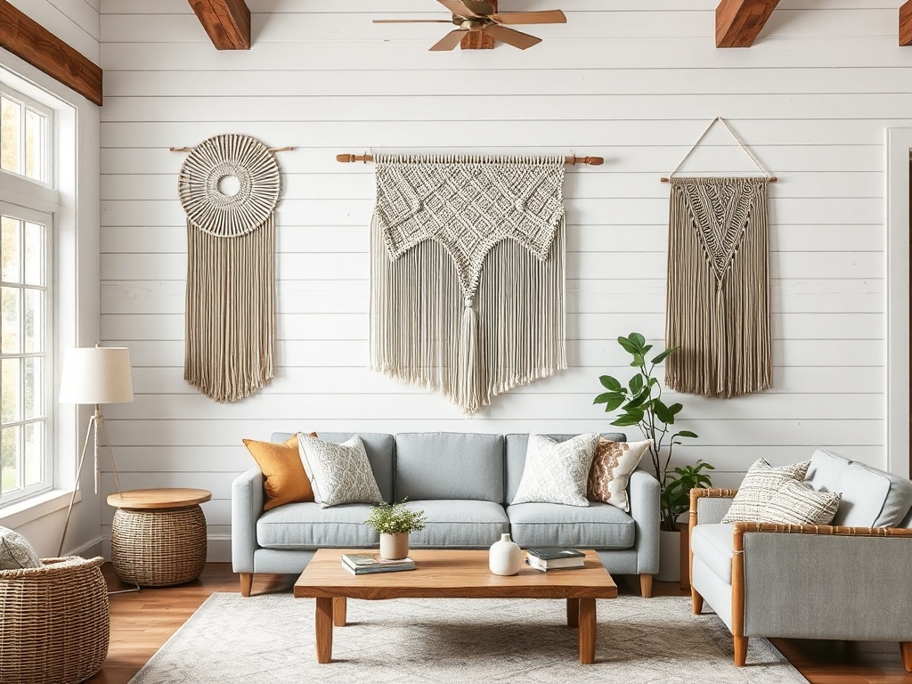 23. Use Textured Wall Hangings