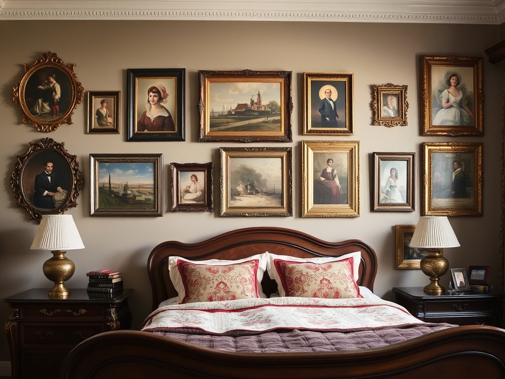 11. Hang Vintage Art Pieces