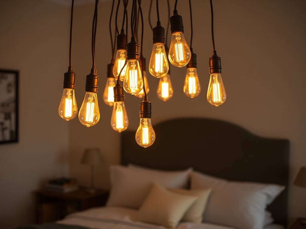 13. Add Vintage Charm with Edison Bulbs