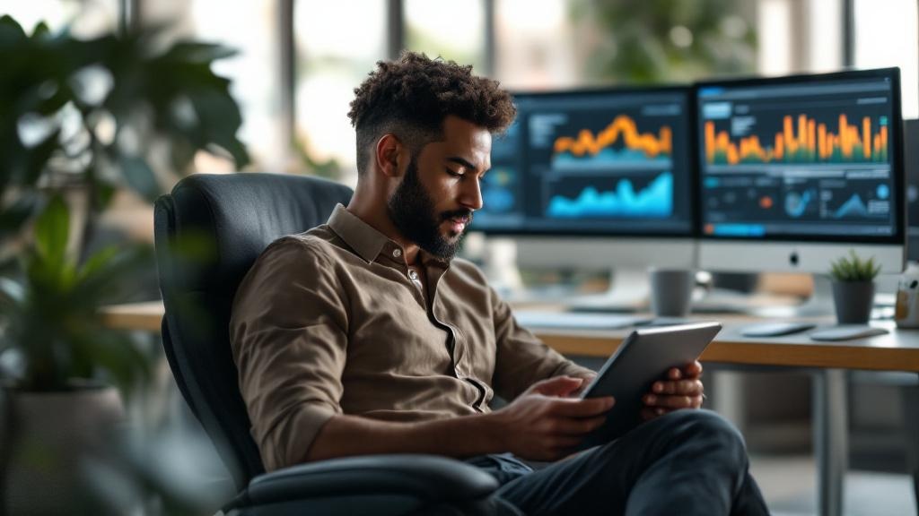 Professional researching target audience demographics and needs