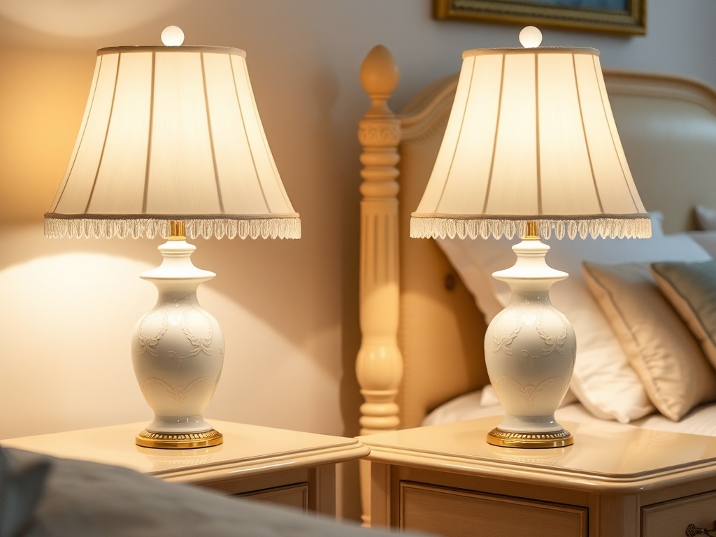 13. Use Porcelain Table Lamps