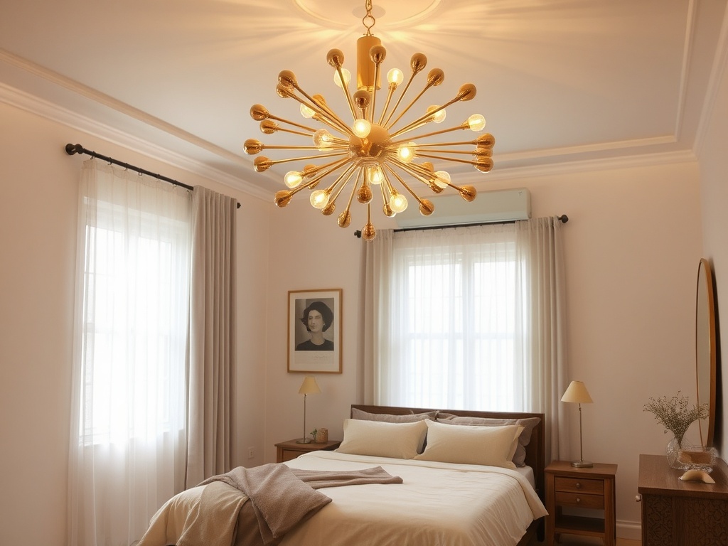 7. Opt for a Mid-Century Modern Fixture